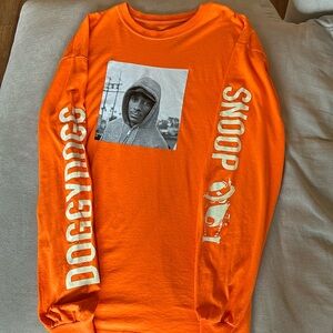 Snoop Dogg Orange Long Sleeve Shirt